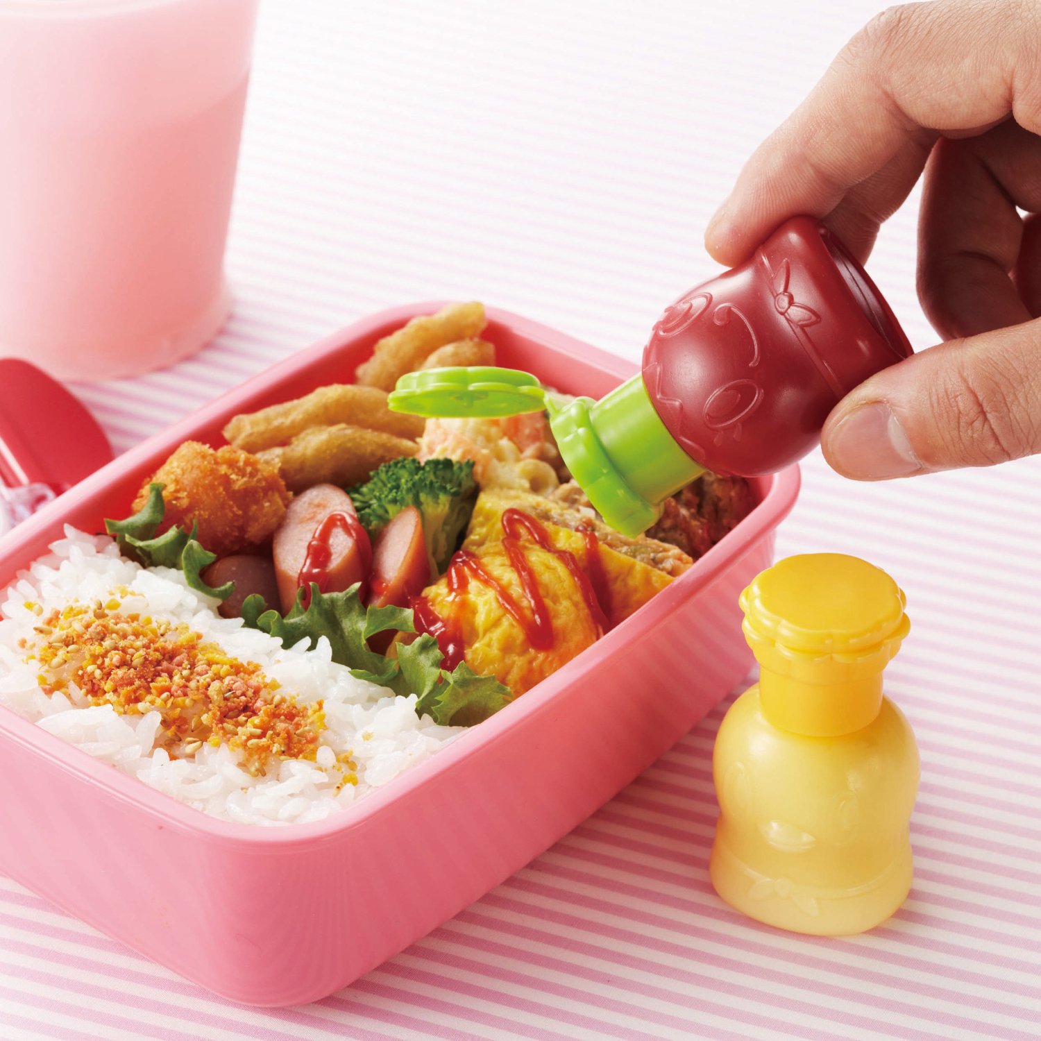 Amazon.co.jp: トルネ マヨネーズ&ケチャップボトル お弁当用 コック