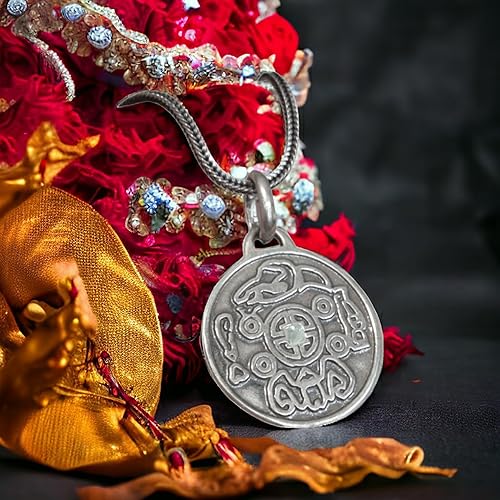 Miniatura 9 de 925 Sterling Silver Lucky Coin Necklace - Feng Shui Pendant Charm - Attracting Money Good Luck Amulet Medallion - Ancient Magic Chinese Fortune