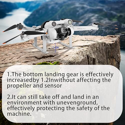 Miniatura 6 de Mini3 drone lanzado dispositivo drone carga útil clip drone airdropper dispositivo pez cebo drone para DJI mavic mini3 pro drone accesorios