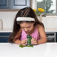 Vista 4 de Carson MicroBrite - Microscopio de bolsillo con luz LED 20x-40x para aprender, educar y explorar, juego de 6 (MM-24MU)