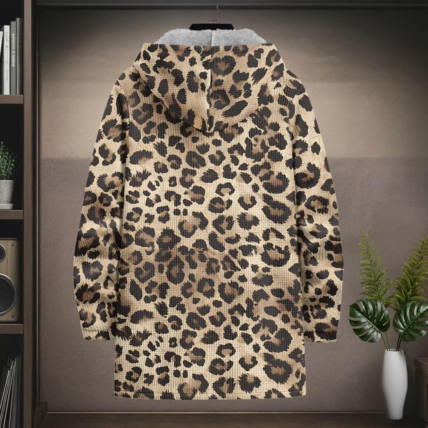 AFPANQZ Mens Zip up Hoodie Long Warm Fleece Lined Pullover Hooded Sweatshirt Lightweight Sports Hooded Jacket with Pocket