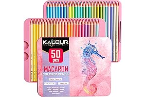 Arteza Colored Pencils Pastel Set of 50