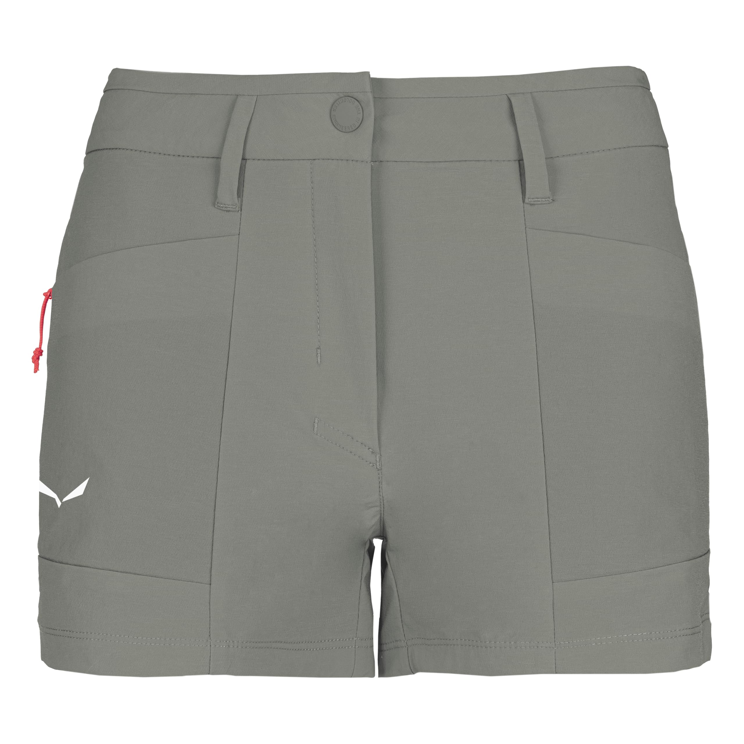 Salewa Women's Gris Puez Dynastretch Cargo Short Gray
