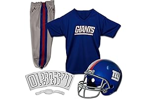 Ready-to-Play Complete Youth NY Giants Uniform Set (6-8)