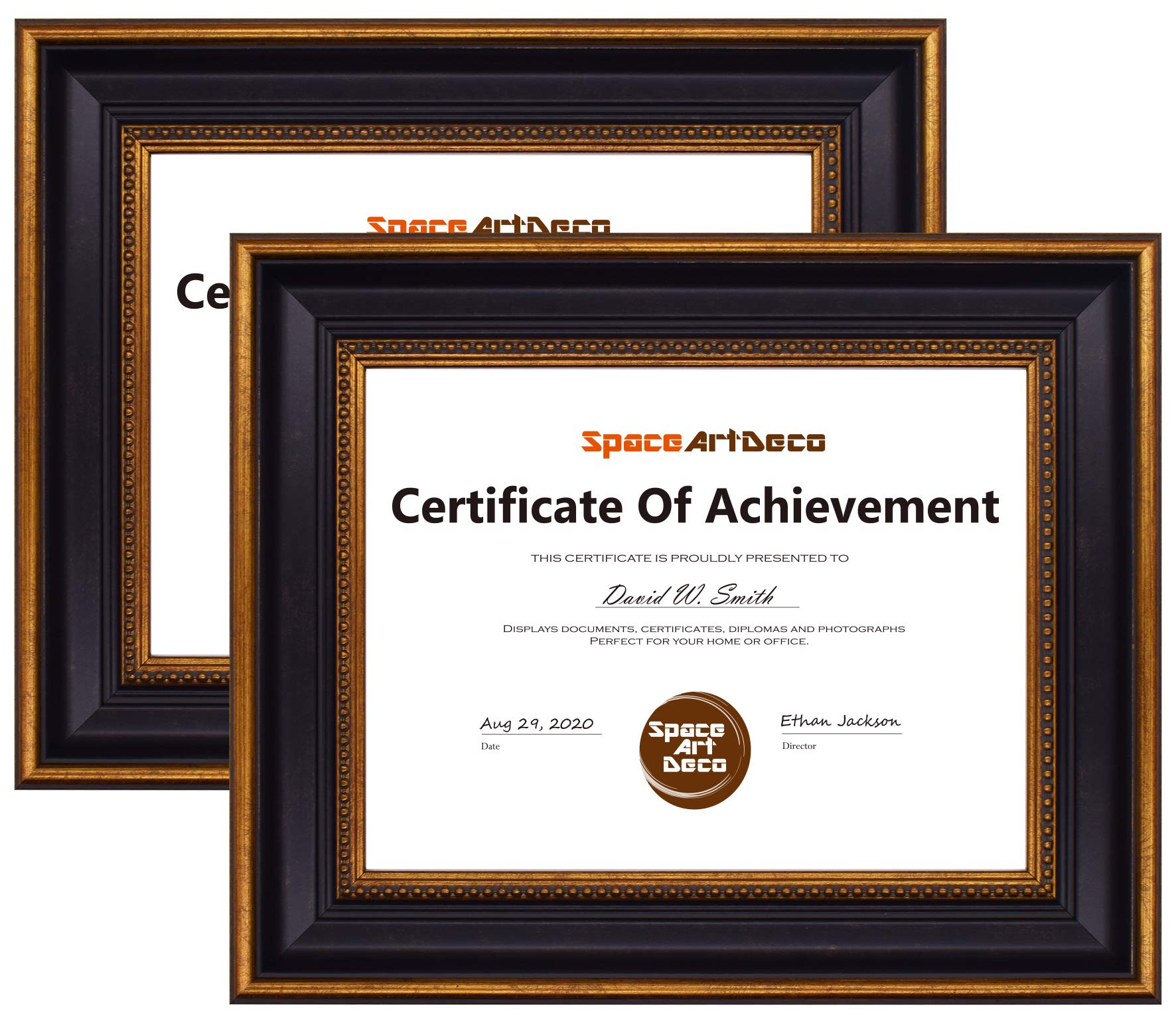 Buy Space Art Deco, 8.5x11 Document Frame with Easel Stand/DRing