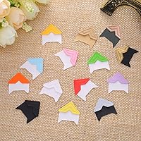 Vista 4 de 360 esquinas autoadhesivas sin ácido para fotos para álbumes de recortes, libros de recuerdos (multicolor)