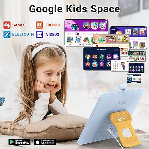 Miniatura 5 de Contixo Tablet A3 Pro Kids  80 Disney E-Book FHD 15.6", 256GB, 8GB RAM, Octa-Core 2.0GHz CPU Android Tablets, 13MP frontal  5MP cámara de video