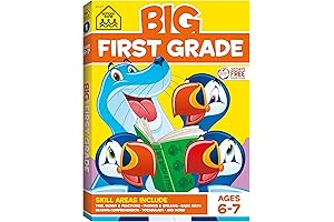 School Zone Big First Grade Workbook: A Comprehensive Guide to Core Curriculum Subjects