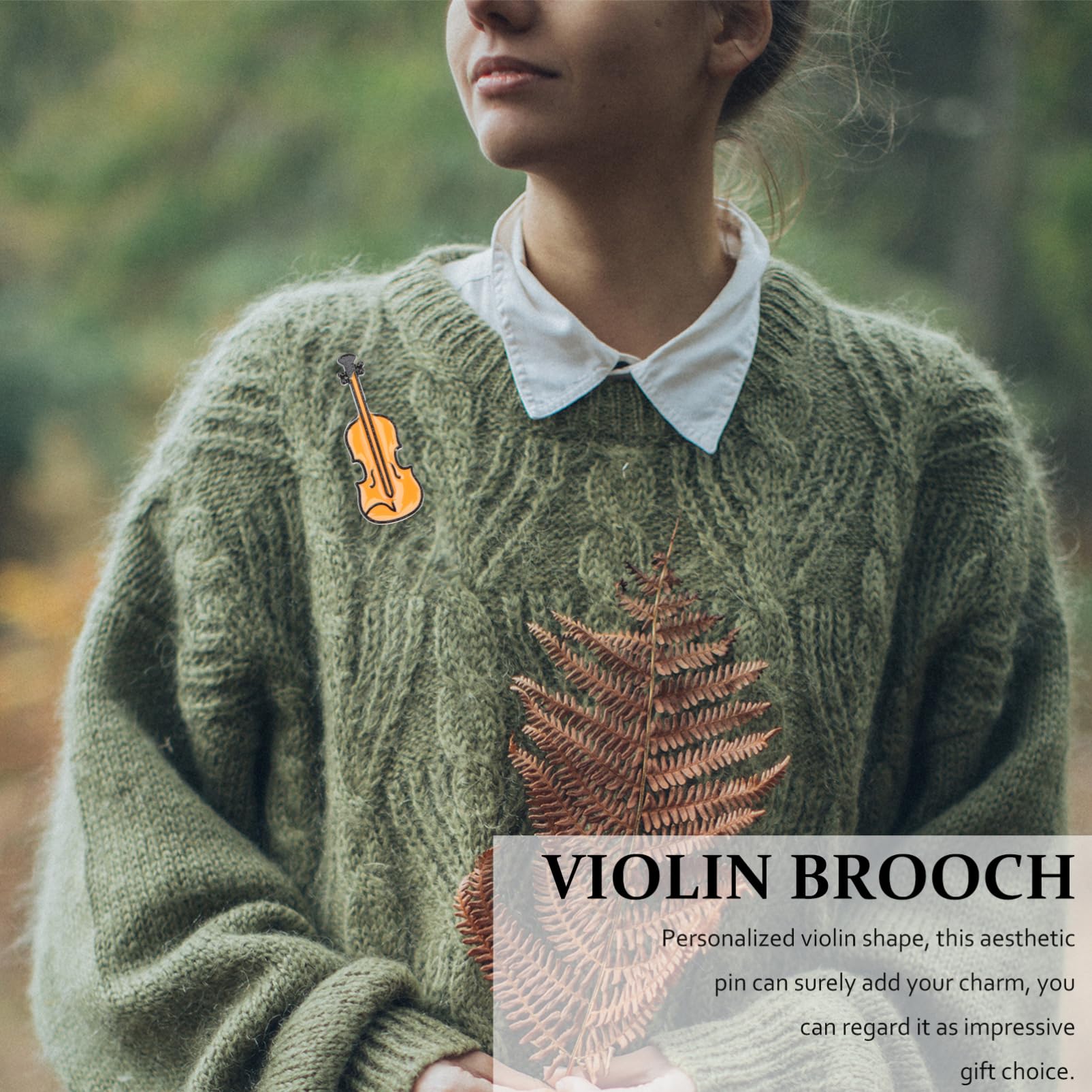 Beavorty Spilla Violino Metallo Per Abbigliamento Decorazioni Per Costume E Accessori Musicali Perfetta Per Speciali E Regali