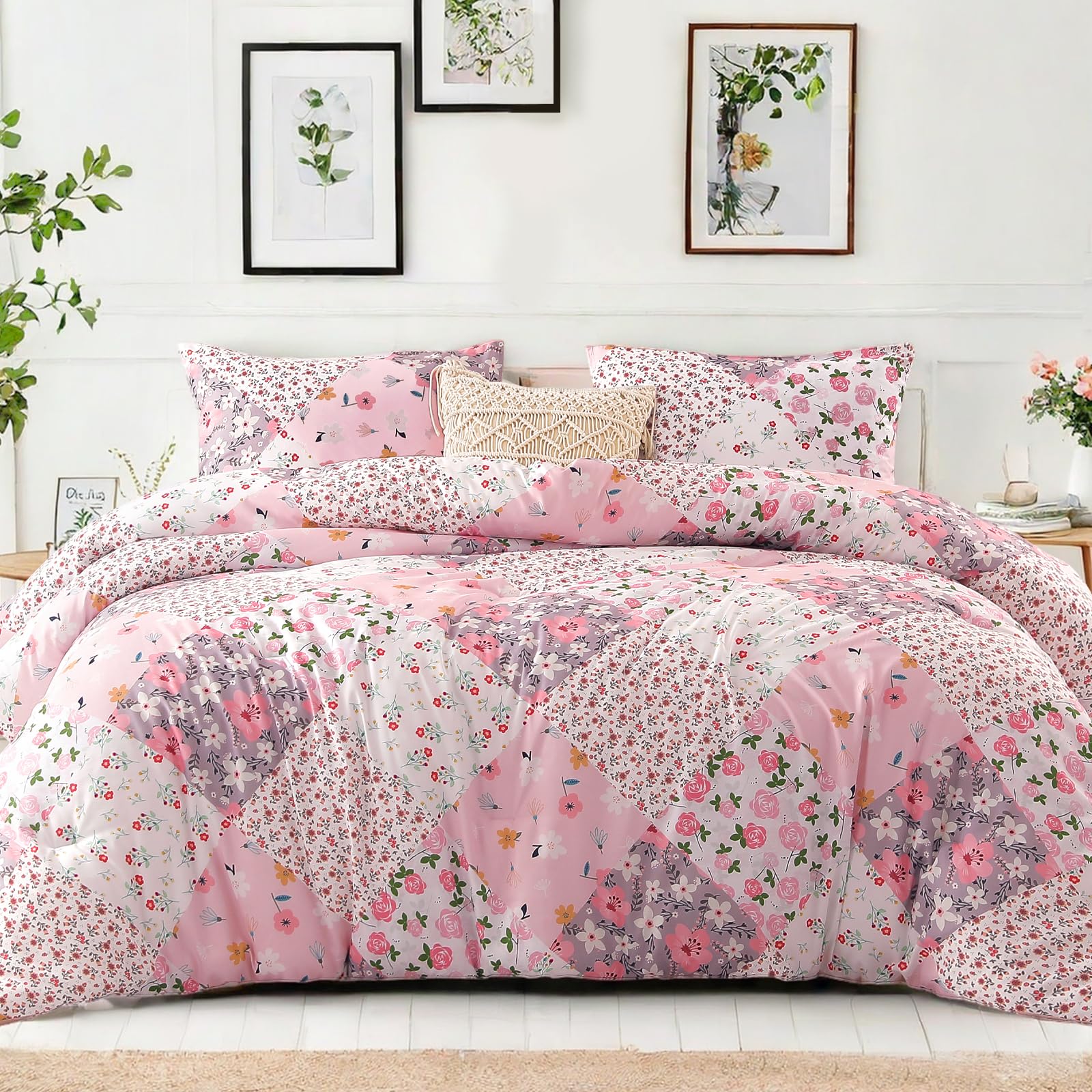 Whale Flotilla Coverless Duvet Set Super King Size 7.5 Tog 3 Pieces Floral