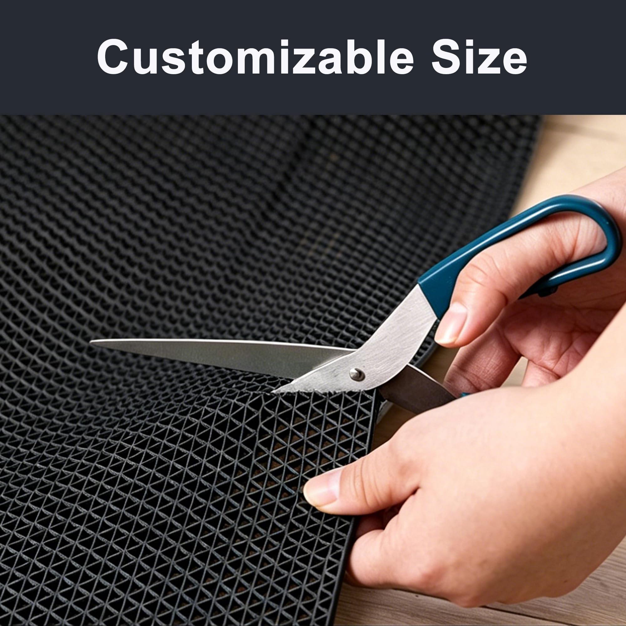 Thick PVC Drainage Floor Mat 3FTX10FT Black PVC Pool Floor Mat — Amazon image 5