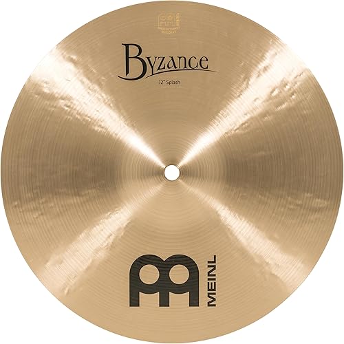 Meinl Cymbals B12S Byzance Platillo tradicional Splash de 12 pulgadas (VIDEO), metálico
