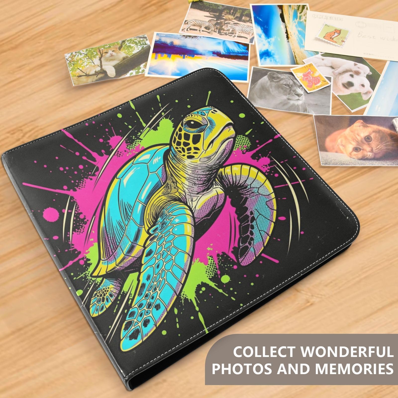 Album de scrapbooking en cuir facile à nettoyer au quotidien