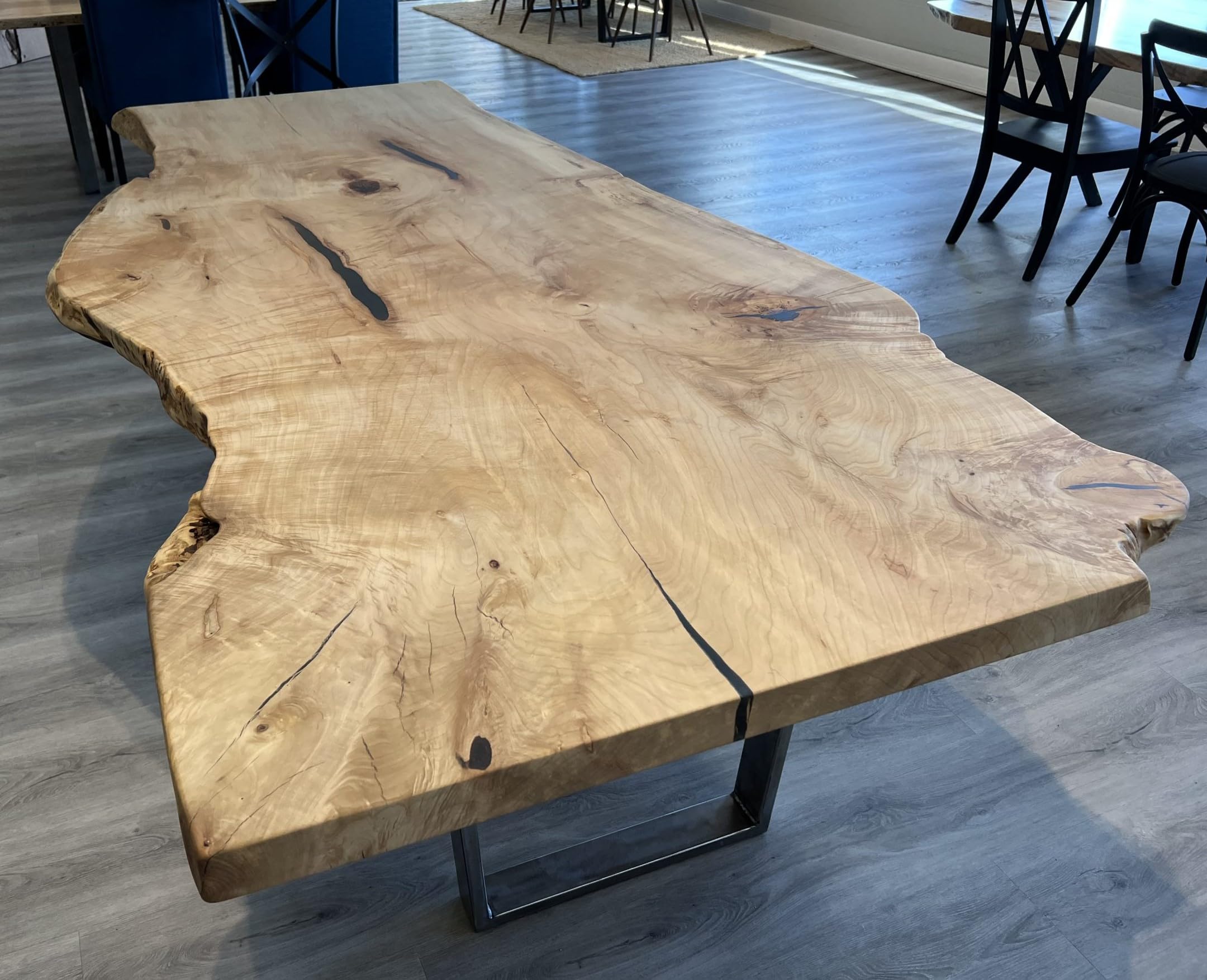 Natural Wood Dining Table Wooden Table Coffee Table Bar Counter