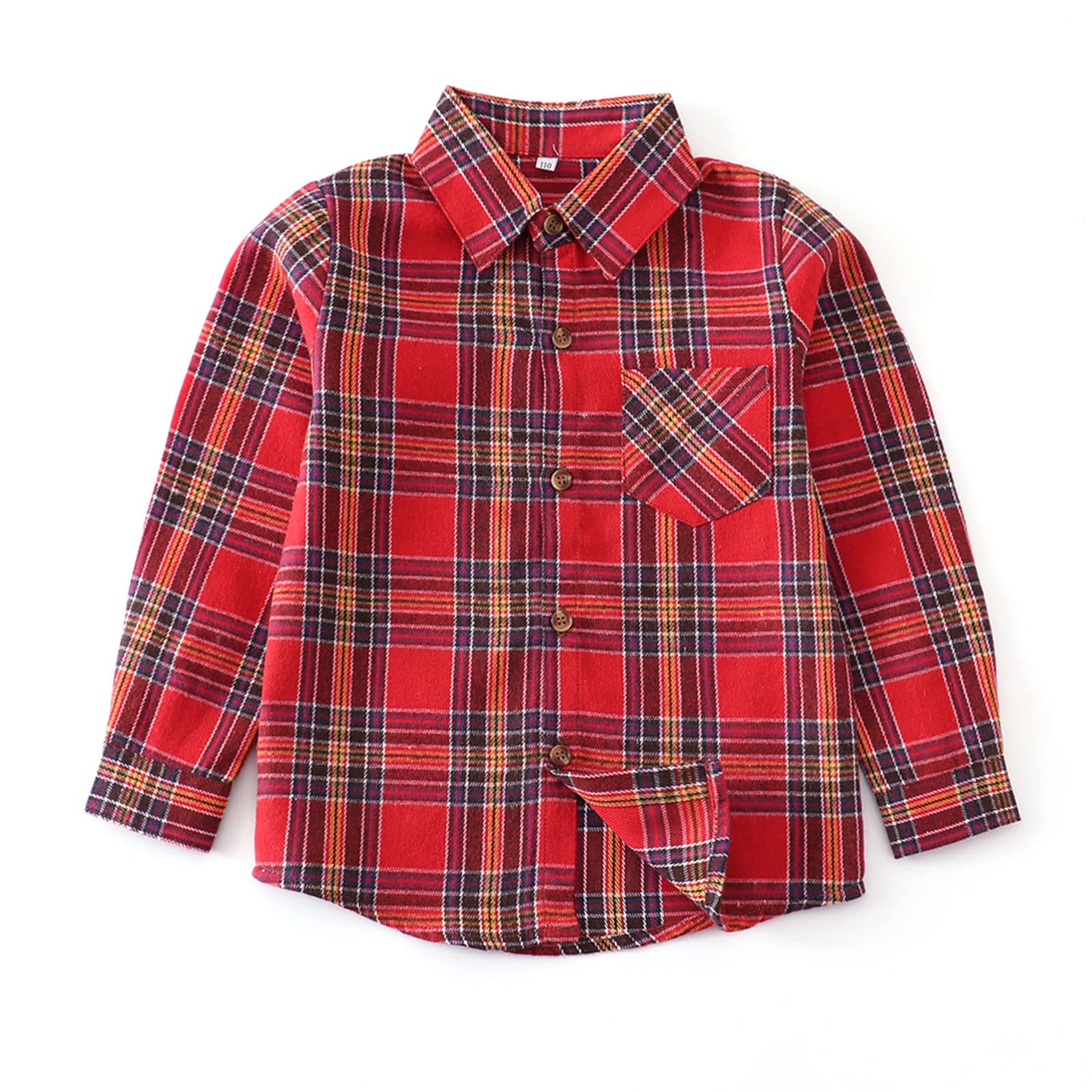 SobrisahFlannel Shirts for Women & Girls Long Sleeve Buffalo Plaid Tops Womens Button Down Shirts Western Plaid Shirts for Women