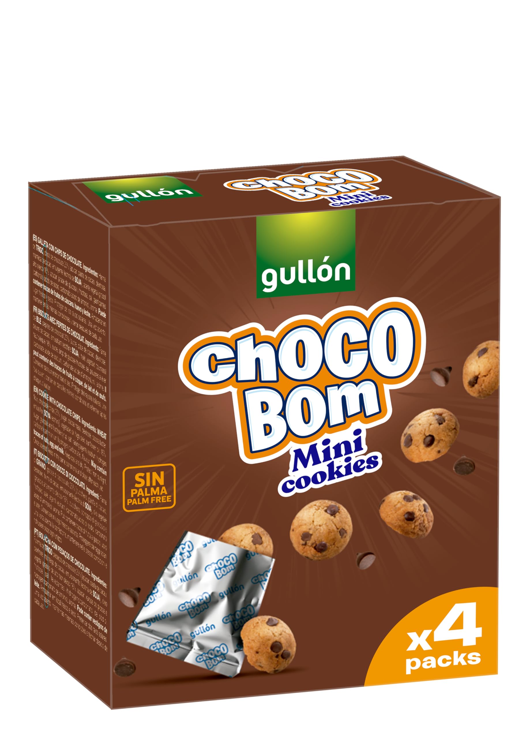 Gullon Choco Bom Mini Cookies 160 g (4 x 40 g)
