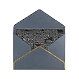 Vuiopuf Programmer Programming Code Elegant Gold-Foiled Pearlized Paper Greeting Card-Blank Inside,Single-Sided Print, All-Occasion Foldable Note Card With Envelope