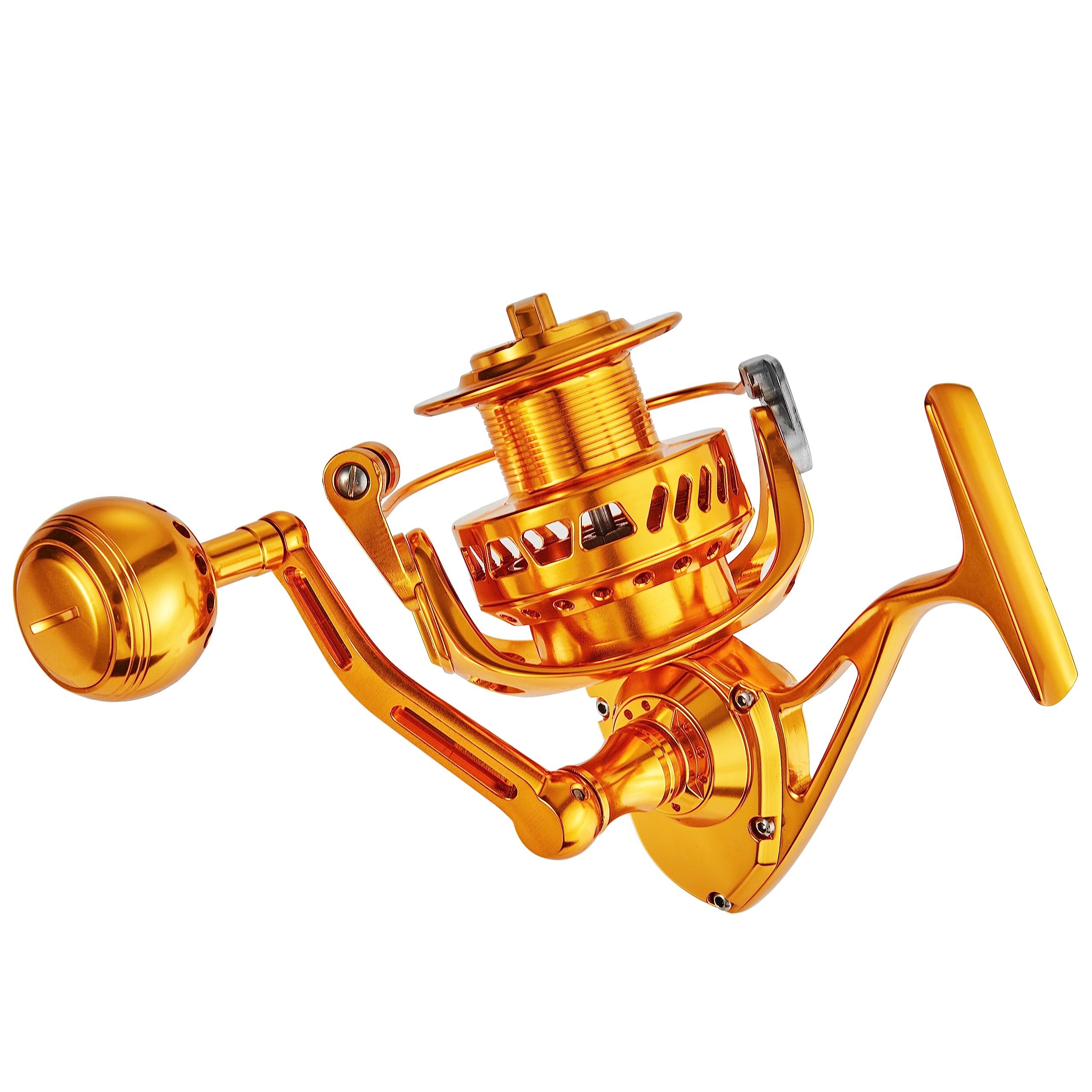 best 5000 size saltwater spinning reel Amazon.com : Saltwater Spinning Fishing Reel Size 5000, Machined Aluminum  Full Metal Body, Max Drag 20kg/44lbs, Heavy Duty Big Game Boat Reel with 12  Stainless Steel Ball Bearings & Screw-in Handle :