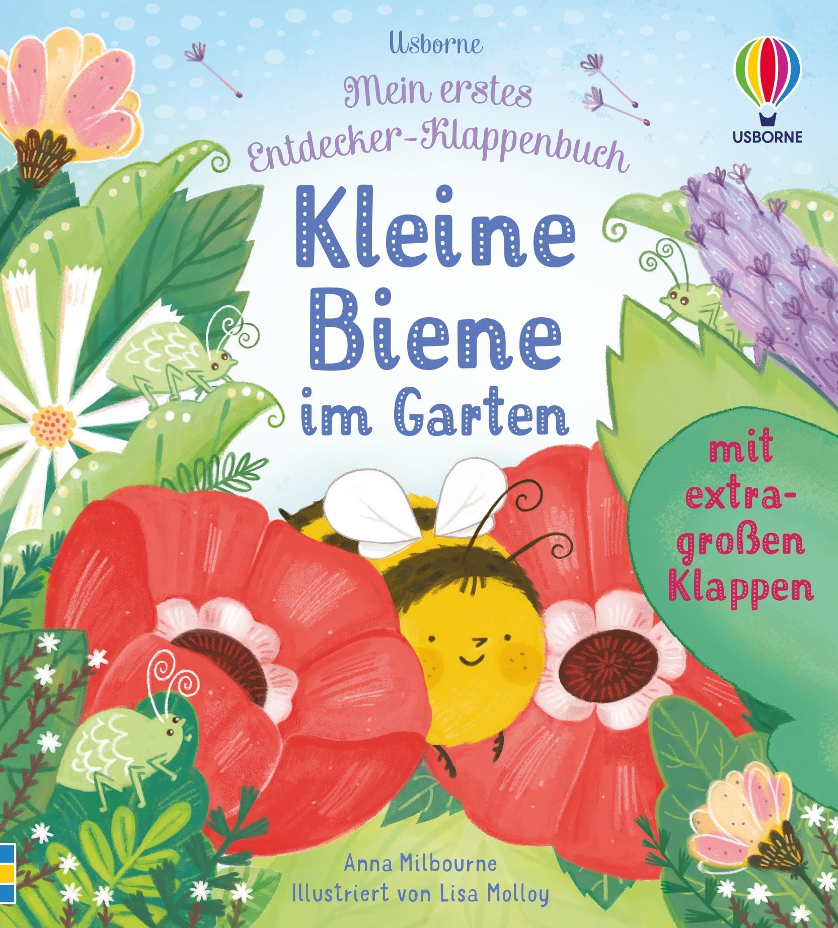 Mein erstes Entdecker-Klappenbuch: Kleine Biene im Garten: Klappenbuch mit Tieren für Naturentdecker ab 10 Monaten
