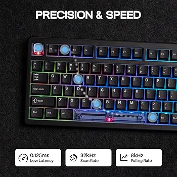 Amazon | EPOMAKER HE80 ホール効果ゲーミングキーボード 8K