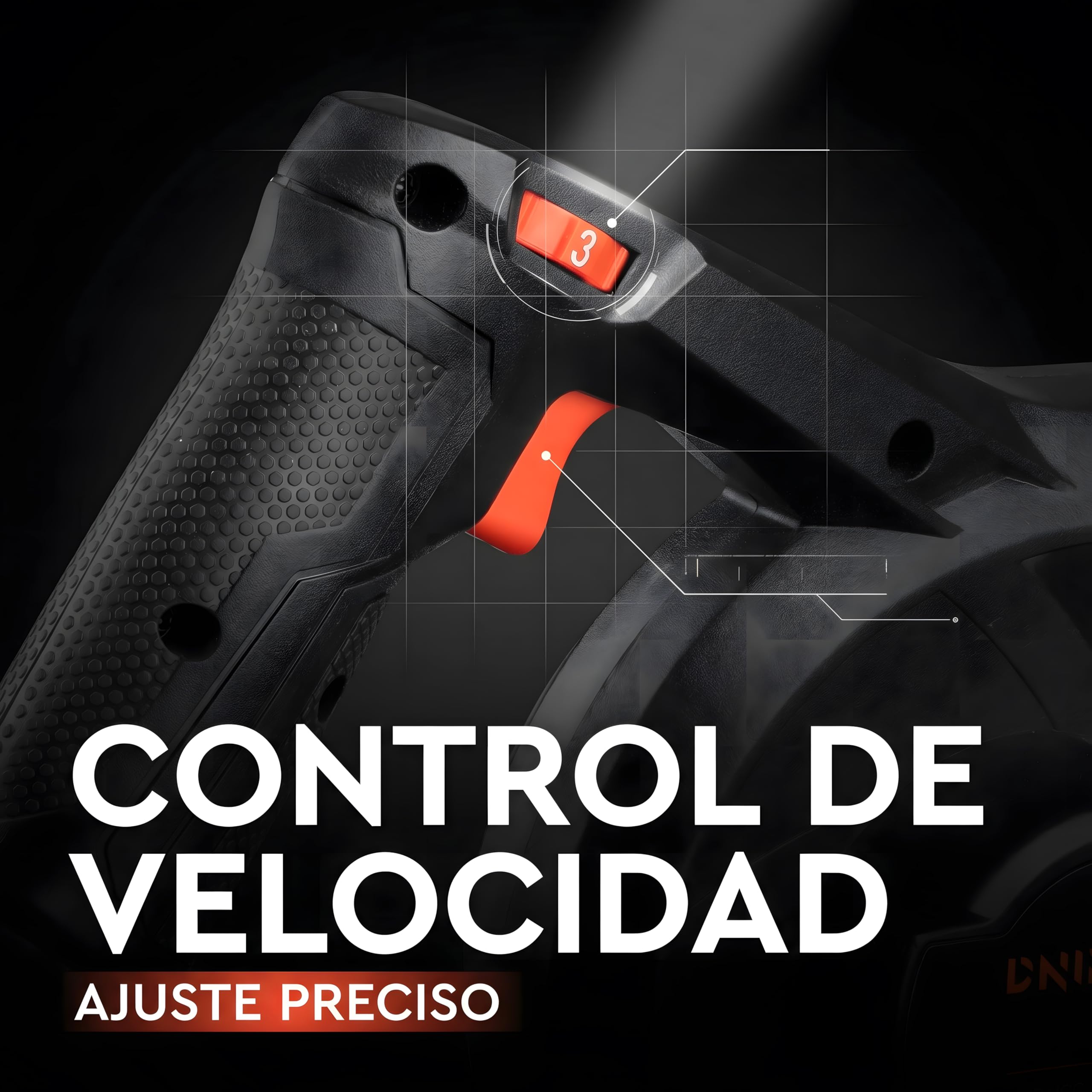Soplador de Hojas a Batería 2 en 1 DVB-200 - Sopla Hojas, Hierba y Residuos del Jardín - Función de Aspiradora para Polvo y Suciedad Ligera - Solo 1 kg, Incluye Bateria 4Ah y Cargador- por Dnipro-M