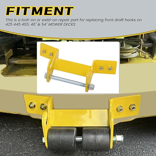 Miniatura 2 de HECASA Kit de reparación de soporte de suspensión delantera de 48 pulgadas y 54 pulgadas compatible con John Deere 425 445 455
