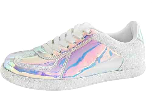 オリバーガル　正規品　Luxury Stacked Shoes Rose Amazon.com | ROXY-ROSE Women's Fashion Snazzy Iridescent