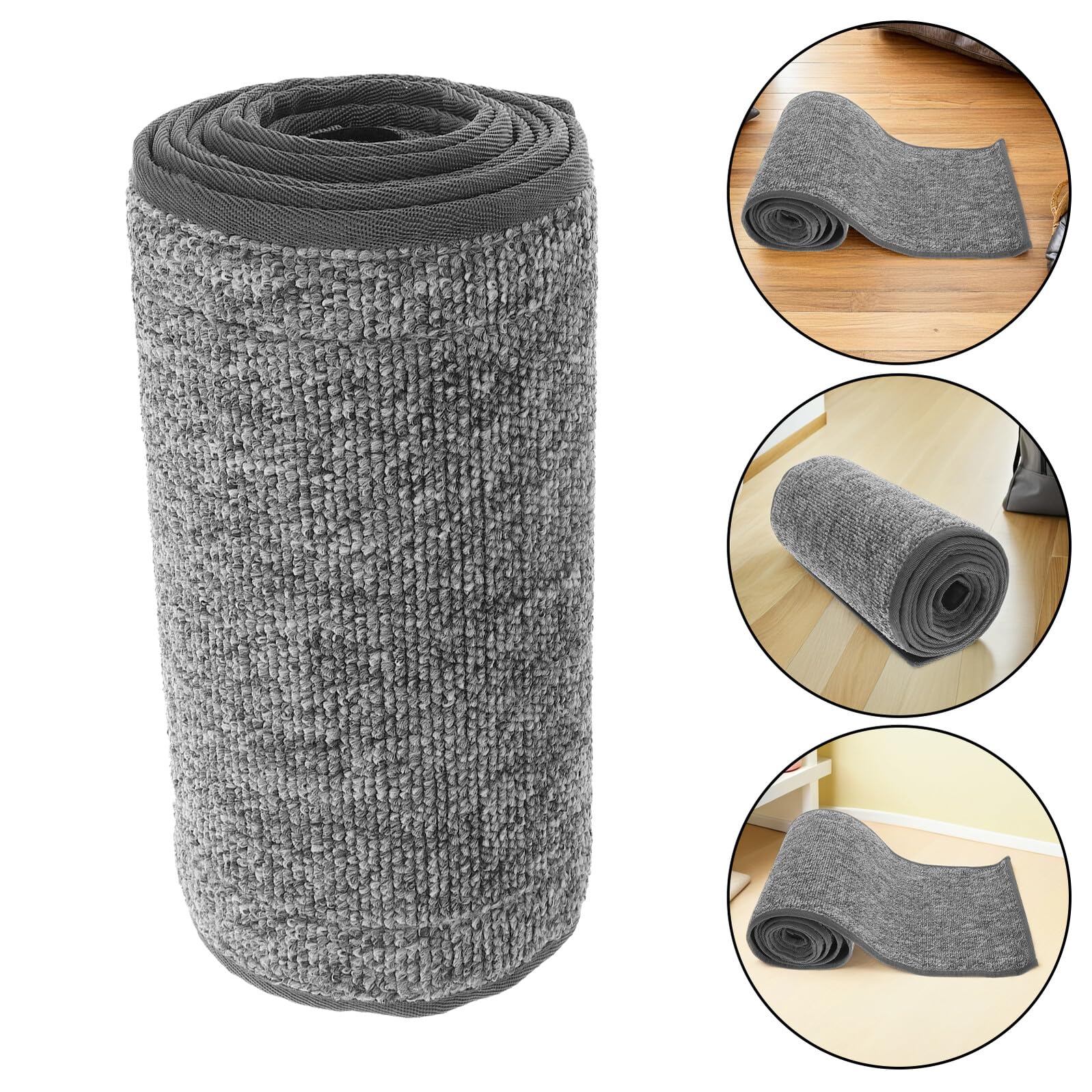 Tapete Rascador XL para Gatos 350x30 Cm, Alfombra para Rascar Muebles, Almohadilla Protectora contra Arañazos, Accesorio para Caminadora de Gatos, Uso Interior y Prevención