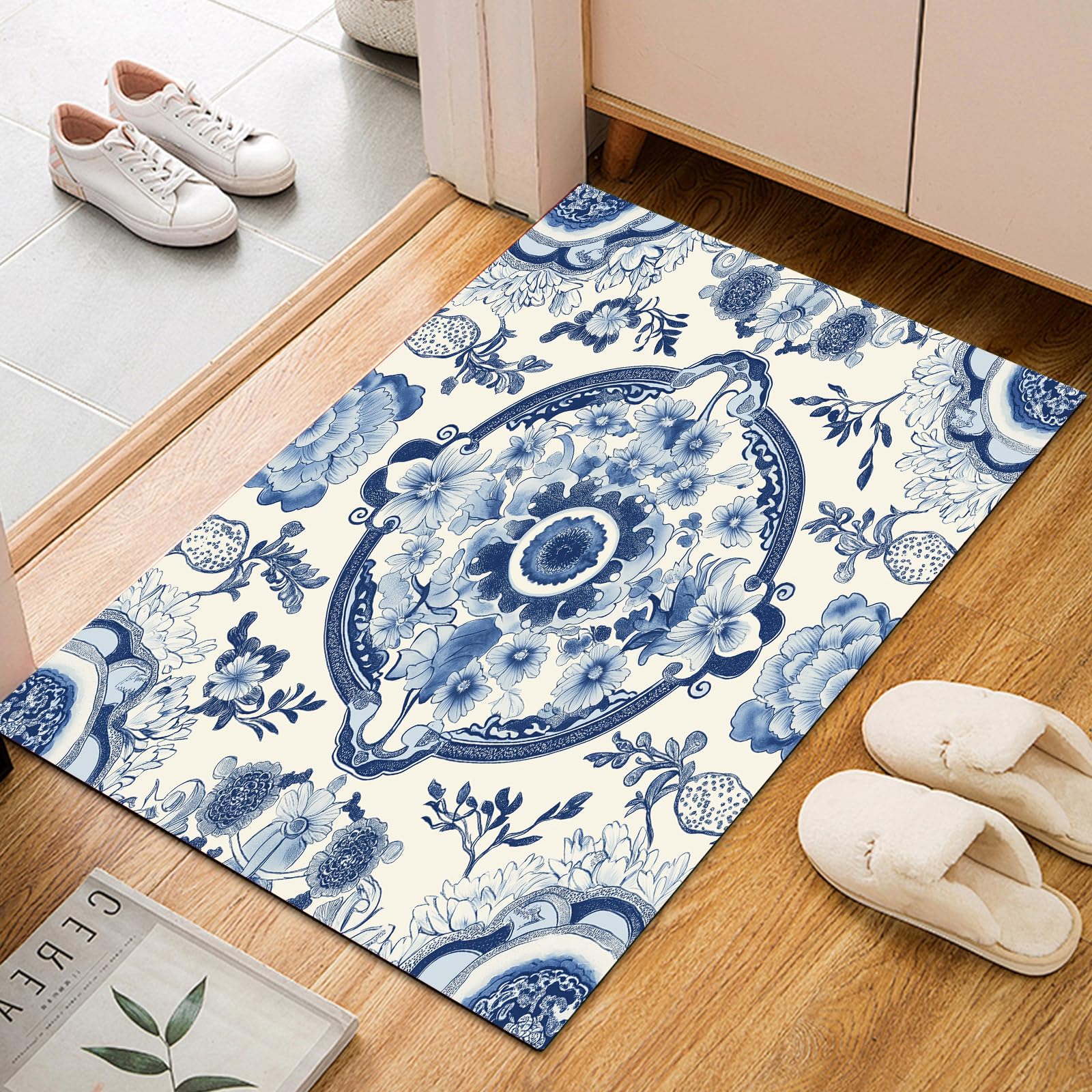 oriental flower rug carpet (120×180cm) Hauteloom New Simsbury Oriental, Traditional Living Room