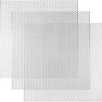 Vista 17 de AggAuto - Malla universal de 40 x 13 pulgadas para parachoques de auto, para parrilla de auto, de aleación de aluminio, con agujeros de panal de 6