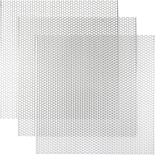 Miniatura 16 de AggAuto Malla Universal para Parrilla de Coche de 40"x13" - Aleación de Aluminio Inserto de Rejilla Automotriz Parachoques Agujero Rómbico 4x8mm