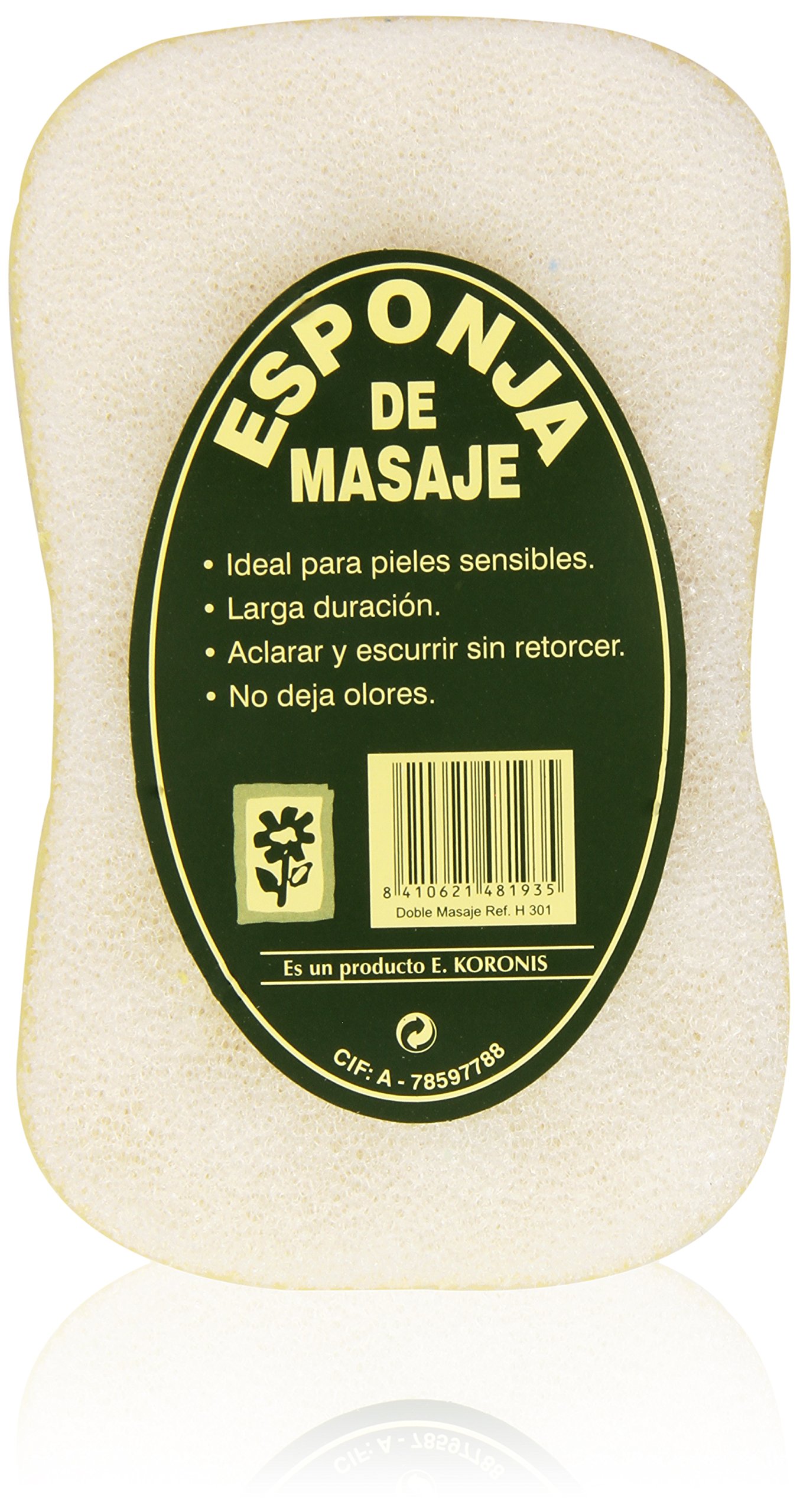 Esponja Unisex Mss-408 Doble Masaje