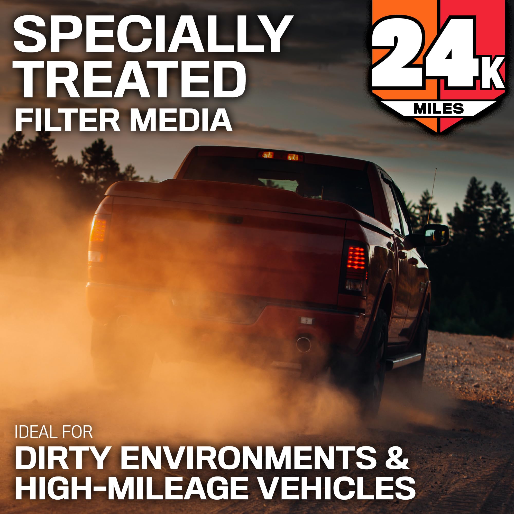 K&N Filtro dell'aria del motore: a lunga durata di 24.000 miglia, filtro dell'aria di ricambio: compatibile con Ford 2007-2019 Ford Lincoln/Volvo (C-Max Escape, Grand, Kuga, Focus, Tourneo, MKC, V40