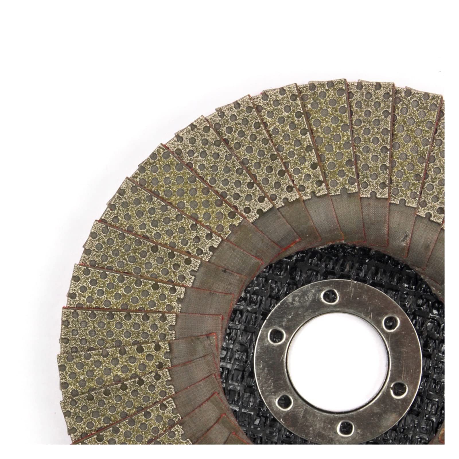 Mola a tazza diamantata, 5 pollici 1pc 60/100/200/400 Grana Mole 125 millimetri Flap Levigatura Disco Abrasivo for Smerigliatrice Angolare diamante Levigatura Pad,per smerigliatrice angolare(60)