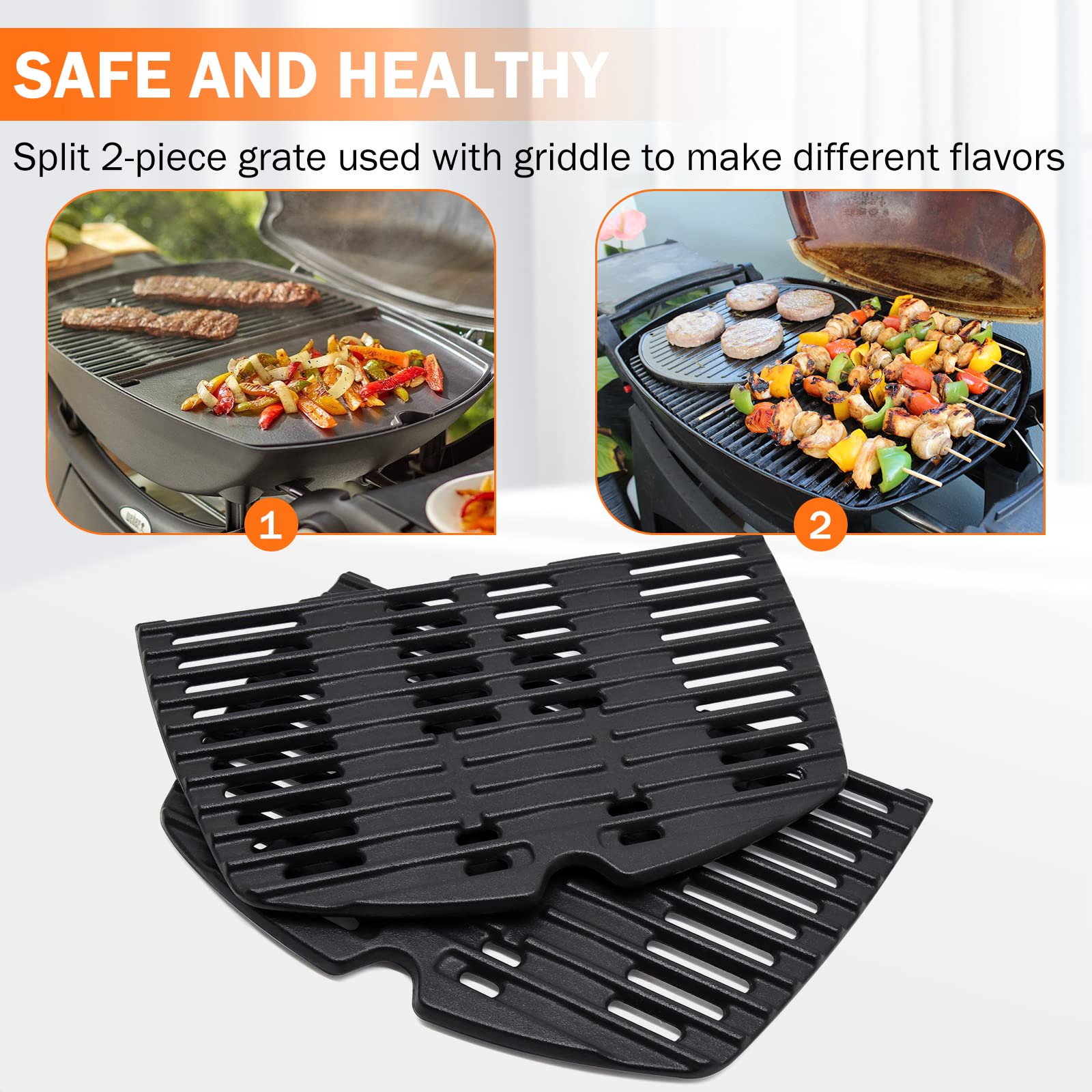 Weber Grill Accessories GGC 7644 7582 Grill Grates For Weber Q100