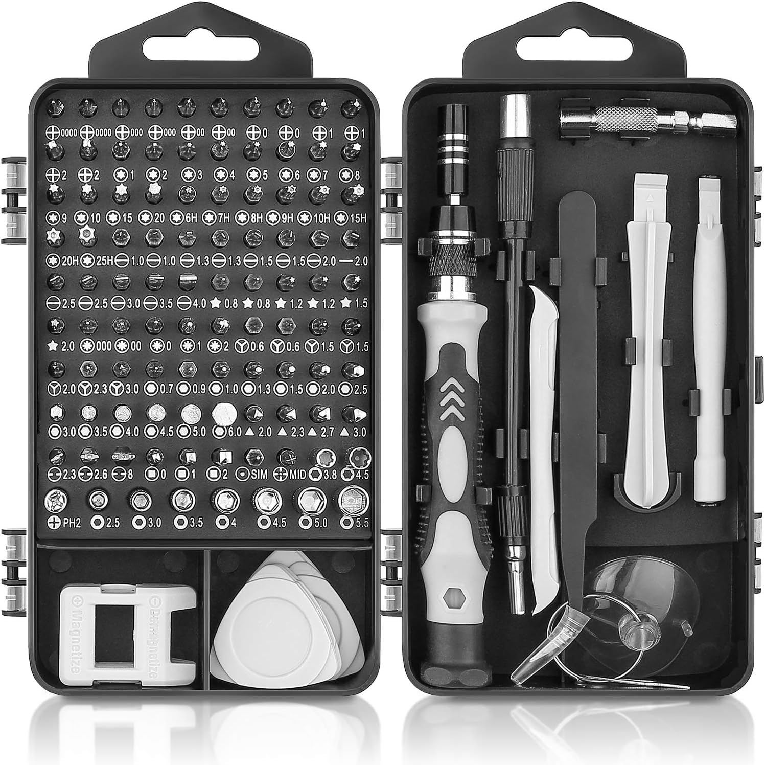 Luksyol118-in-1 Precision Mini Screwdriver Set - Magnetic Kit for Professional Electronics Repair of Phone, Laptop, Glasses, and More - Comprehensive Multi-Function Tool Kit