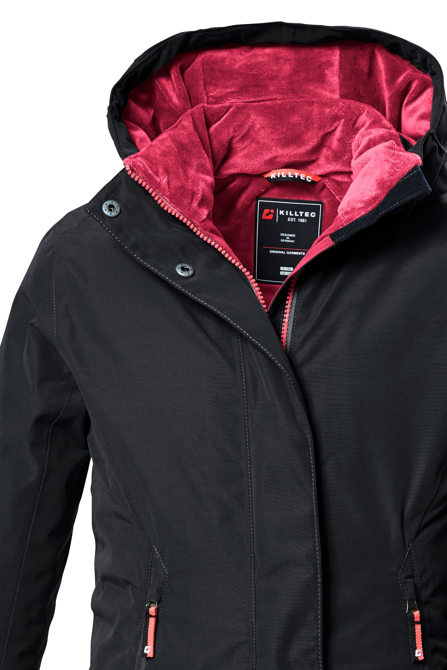 Killtec Kow 360 Grls Prk Veste fonctionnelle/d'extérieur avec capuche Fille