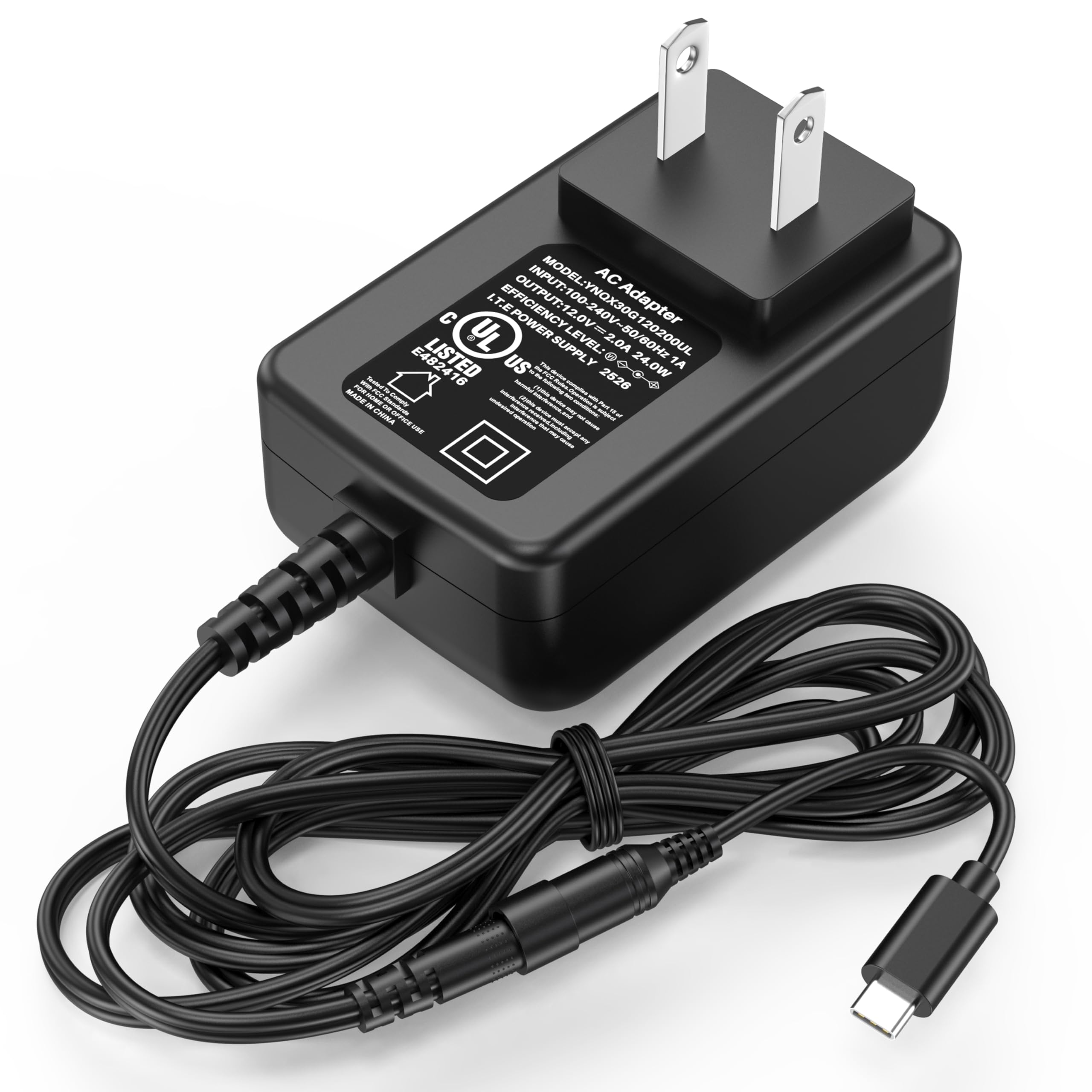 View 1 of 12V Charger Fit for APD Model No. WA-24Q12FU WA24Q12FU Asian Power Devices