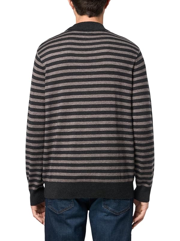 AllSaints Men's Andi Mock Neck Sweater Charcoal/Black M by AllSaints - Used condition - Image 3