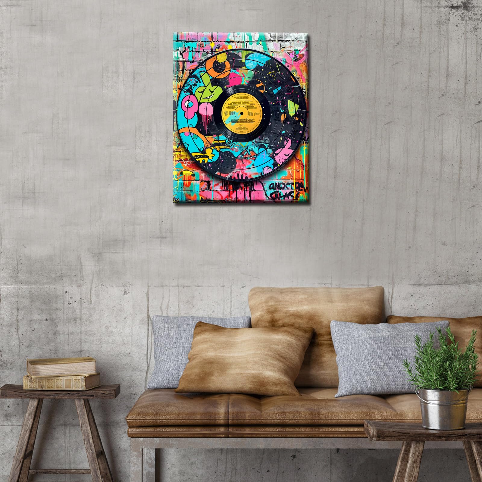 Amazon.com: Tucocoo Street Graffiti Vinyl Record Paint by Number