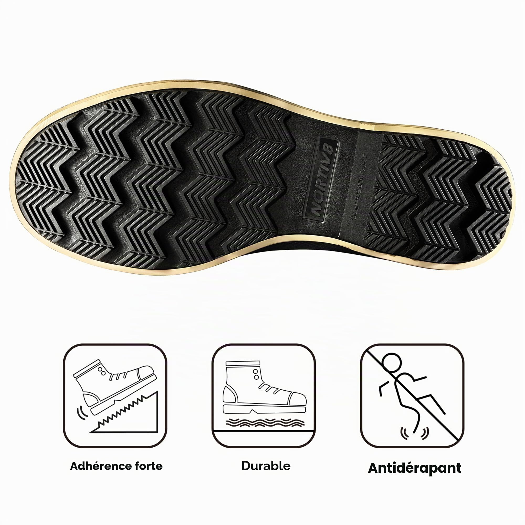 NORTIV 8 Bottes de Neige pour Hommes Imperméables
