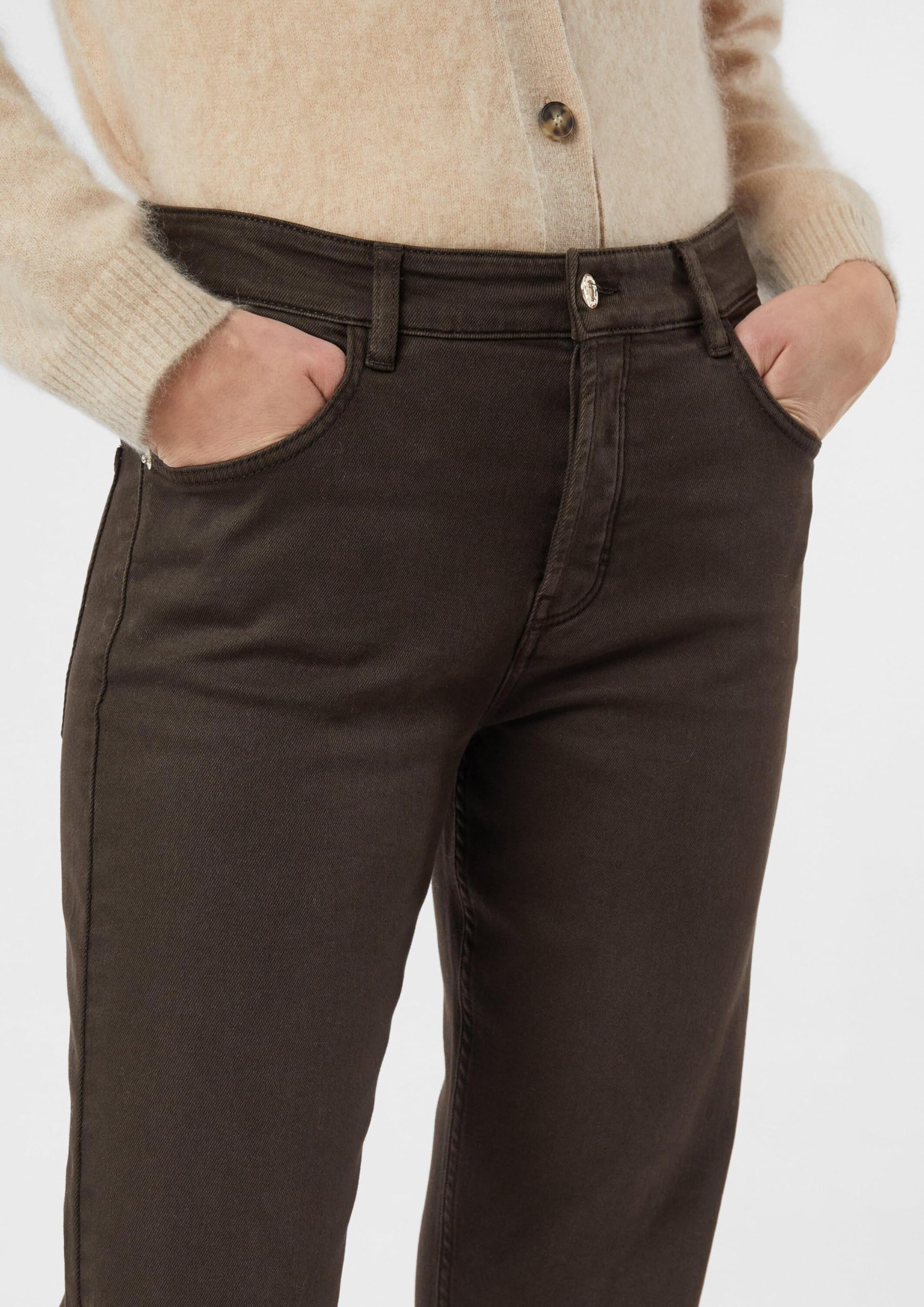 COMMA Elastische Jeans mit Straight Leg