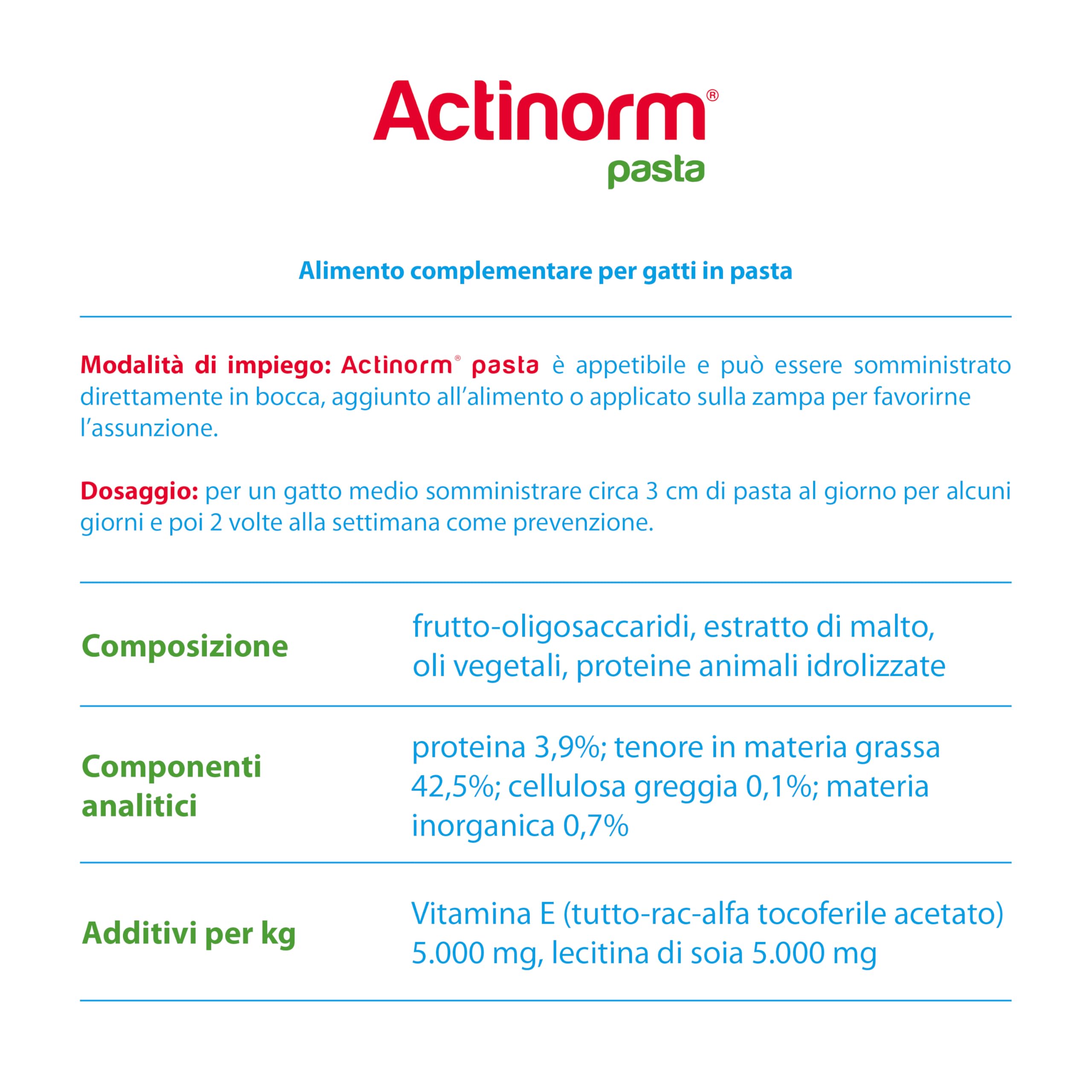 Ceva ACTINORM Pasta Gatti 65G