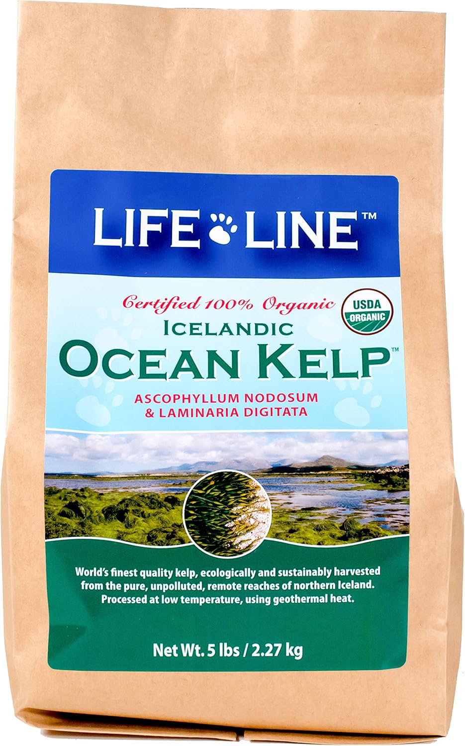 Life Line Pet Nutrition Organic Ocean Kelp Powder