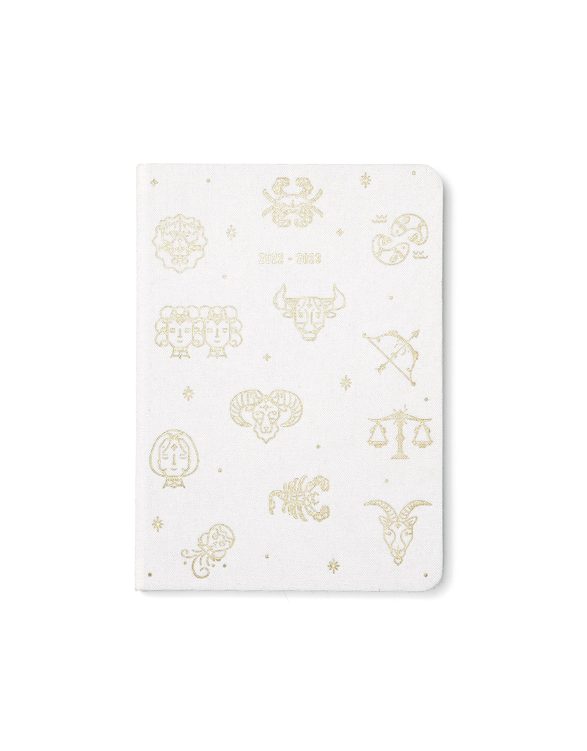 Letts Zodiac A6 Academic 22.23 Day to a Page with appointments Diary - Ivory