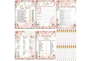 Bridal Shower Games Set for 20 Guests