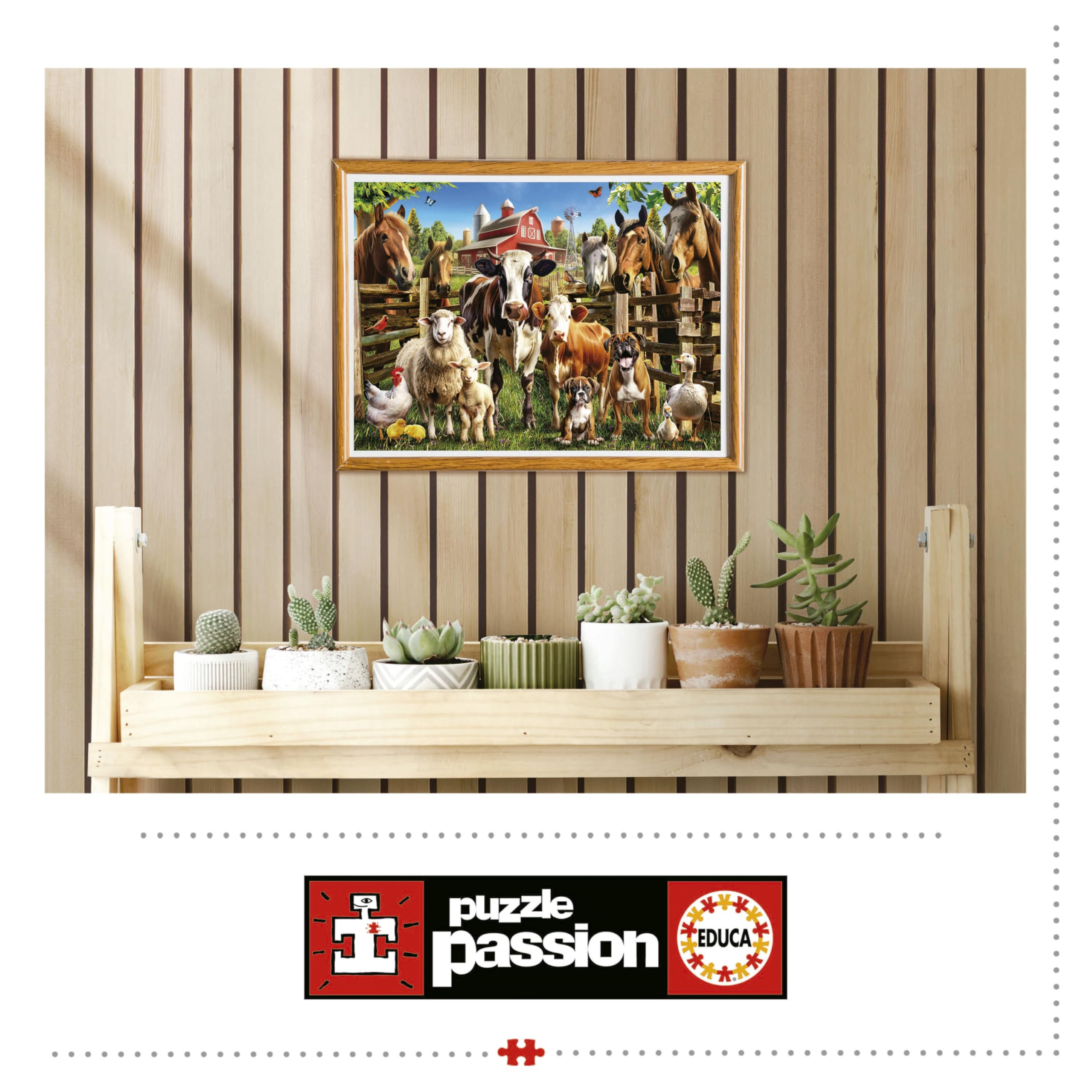 Educa Puzzle Für Erwachsene, 1500 Teile – Motiv "Beobachterfenster", Inkl. Puzzle-Kleber, Maße: 85 X 60 Cm, Ab 14 Jahren