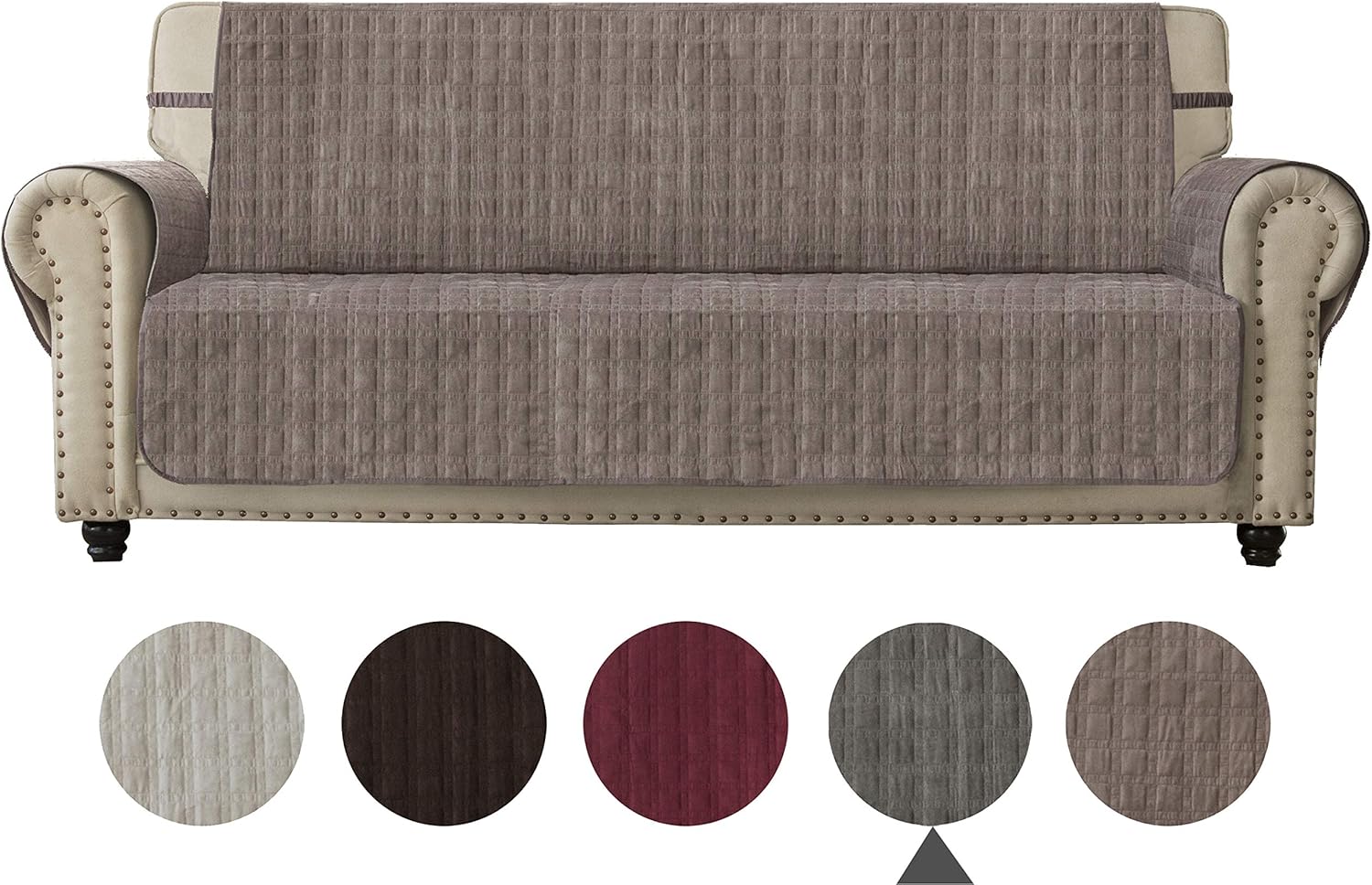 Ameritex Sofa Cover Slip Resistant Couch Cover Protector