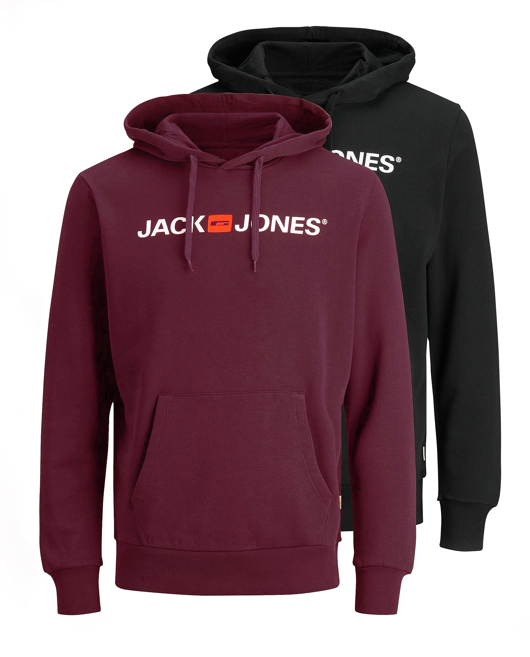 Jack & Jones Male Hoodie, Pack of 2, XL