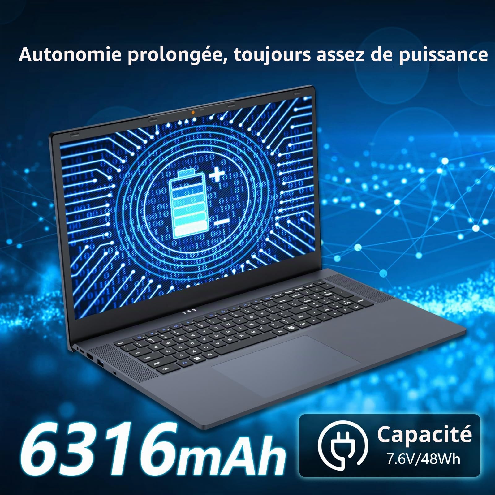 Ordinateur Portable 18,5", 24Go RAM - 1To SSD, Core jusqu'à 3,4